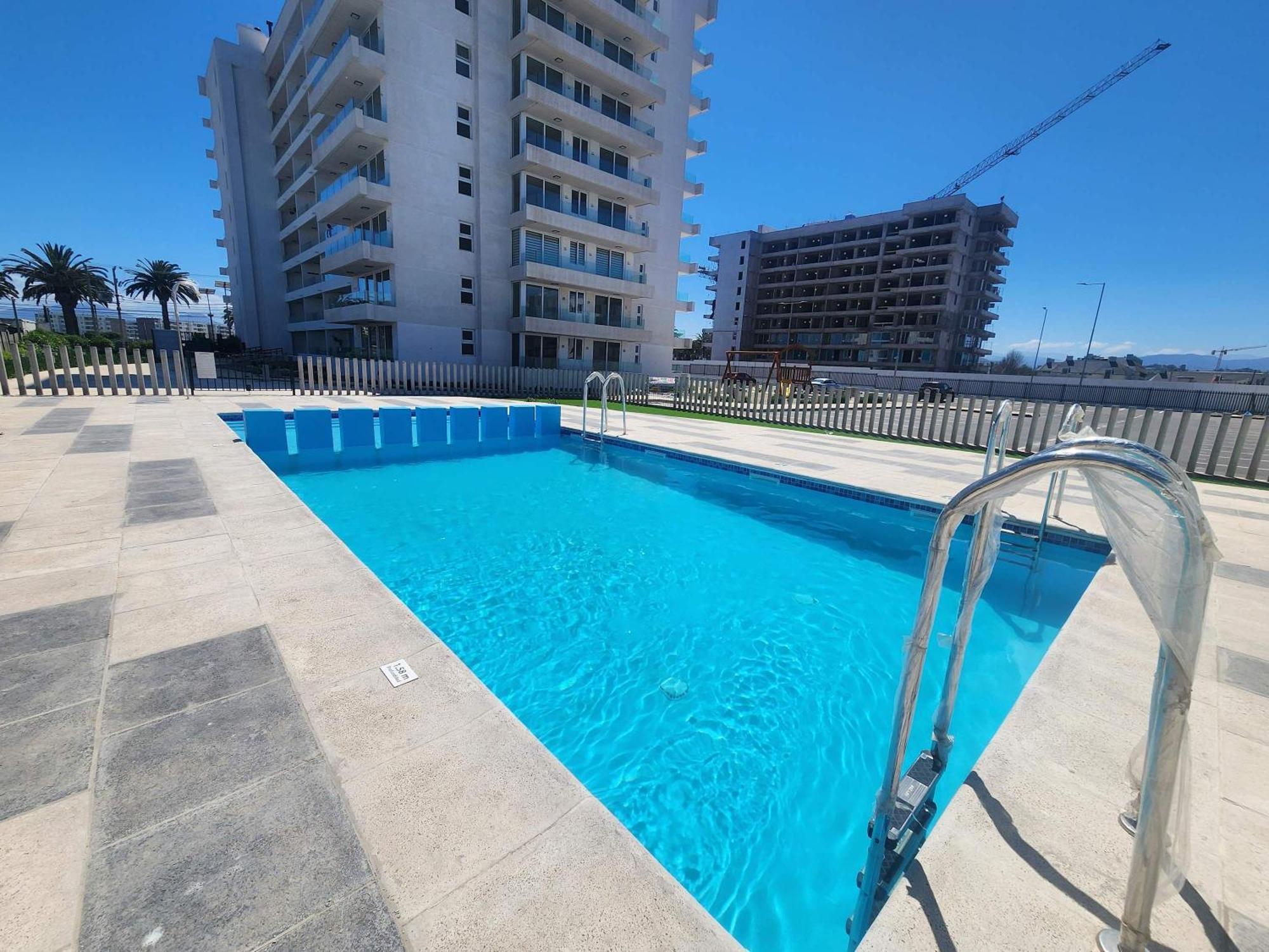 Apartamento Hom I Estudio Nuevo En Con Piscina 2pax 708 *